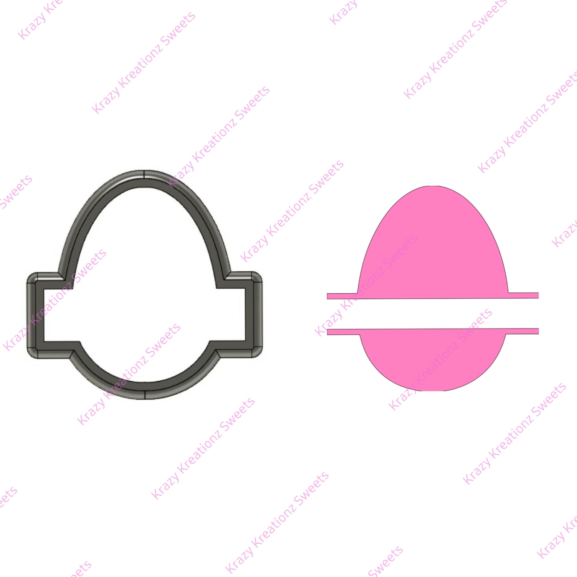 Egg Plaque Cookie Cutter