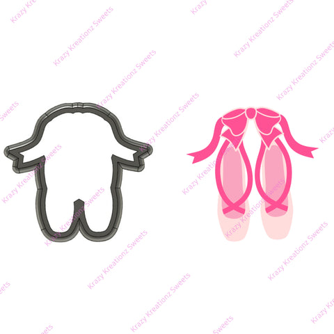 Ballerina Shoes Cookie Cutter