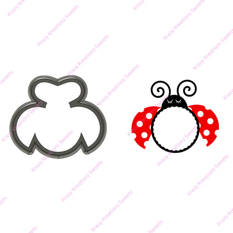 Ladybug Monogram Cookie Cutter