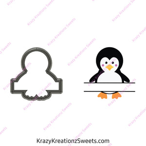 Boy Penguin Plaque Cookie Cutters