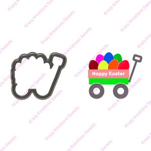 Easter Egg Wagon Cookie Cutter