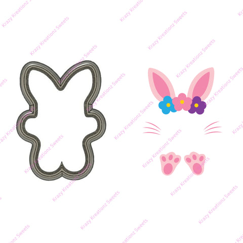 Bunny Monogram Cookie Cutter