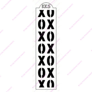 XOXO Cookie Stick Stencil