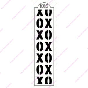 XOXO Cookie Stick Stencil