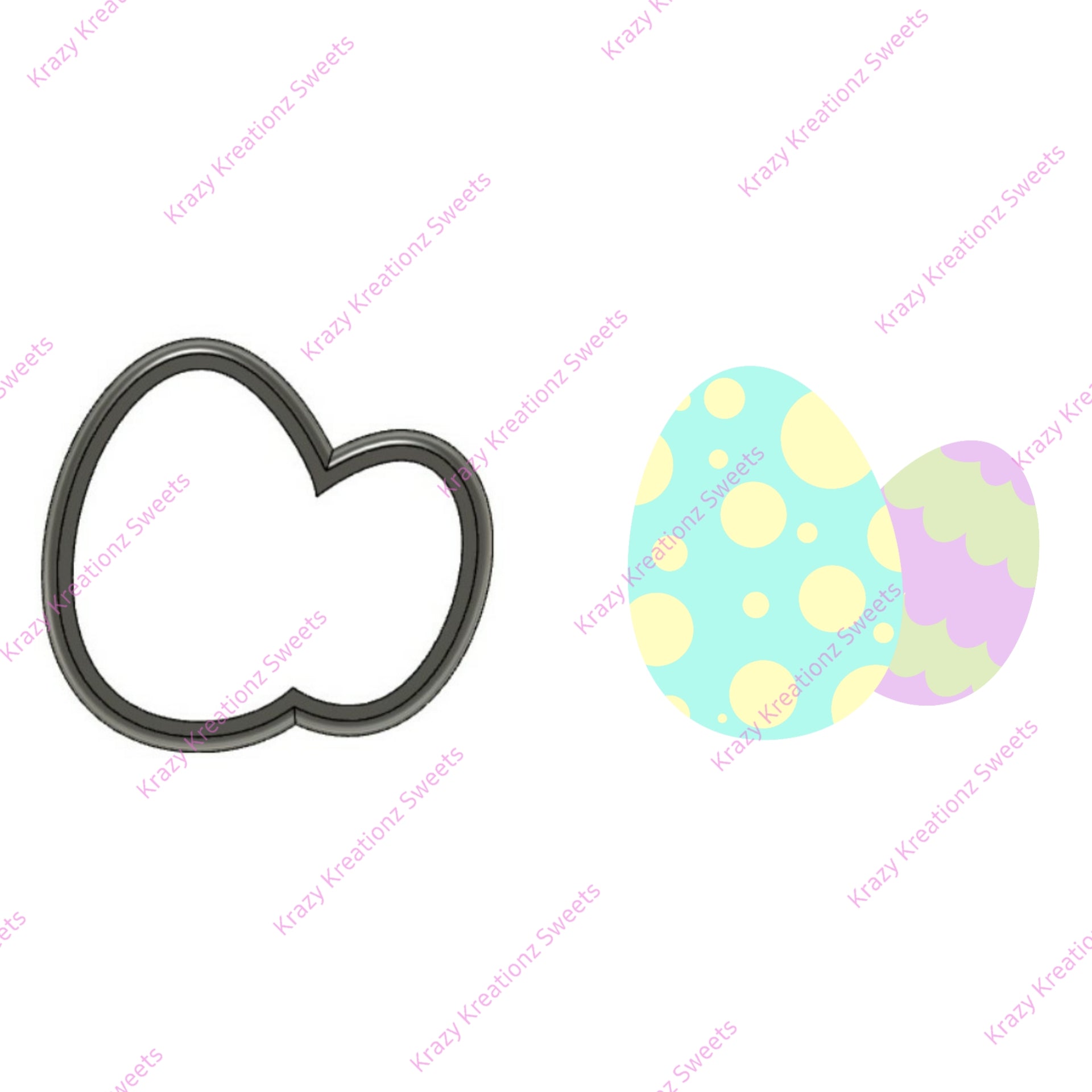 Easter Eggs Cookie Cutter
