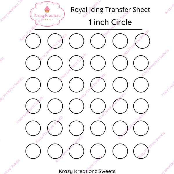 Printed Royal Icing Transfer Sheets
