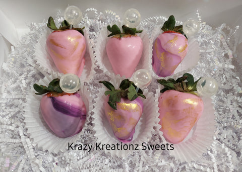 Infused Chocolate Covered Strawberries