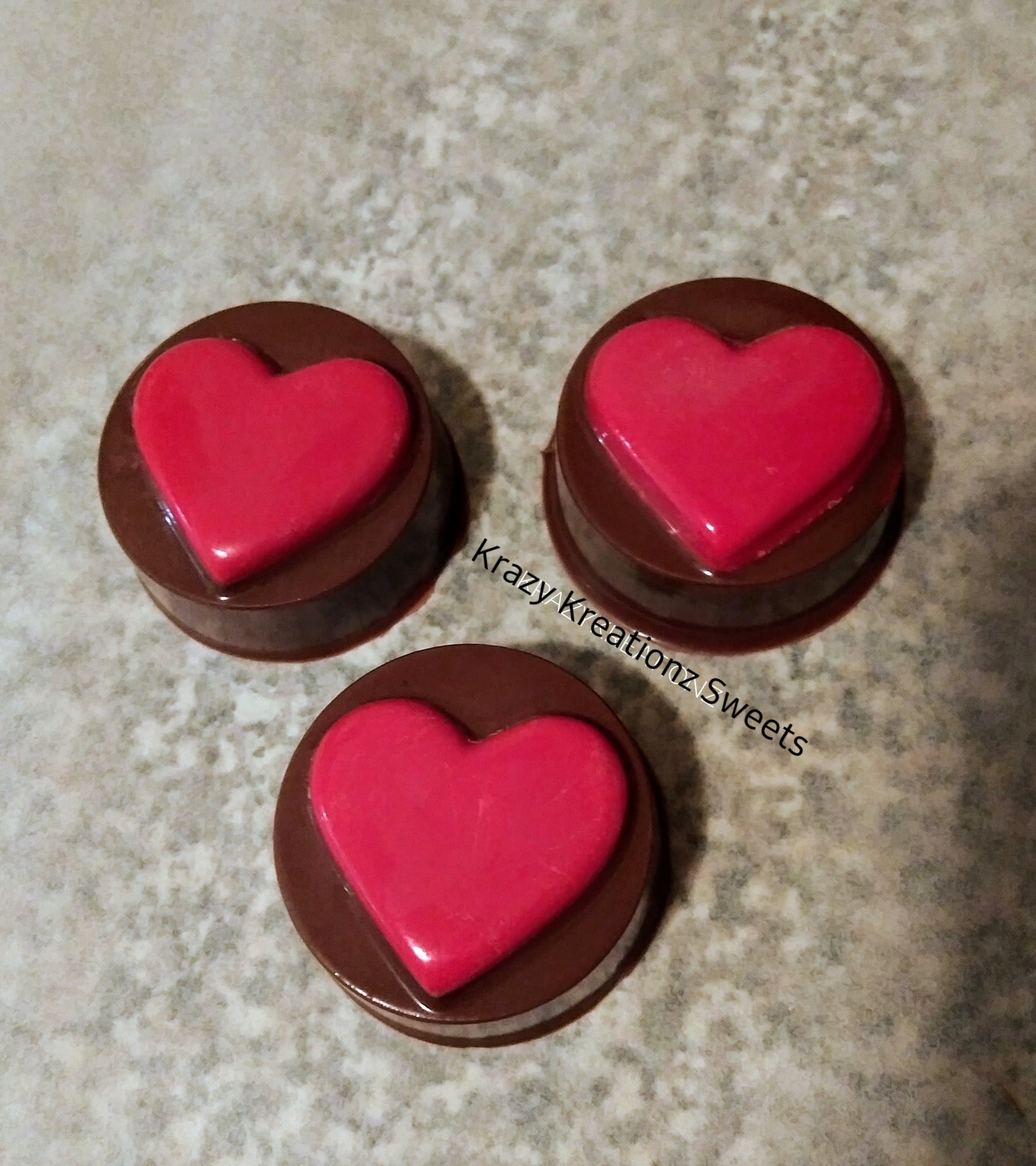 Heart Chocolate Covered Oreos
