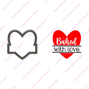 Baked With Love Cookie Cutter