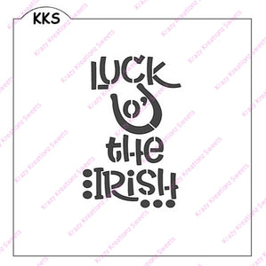 Luck O' The Irish Stencil