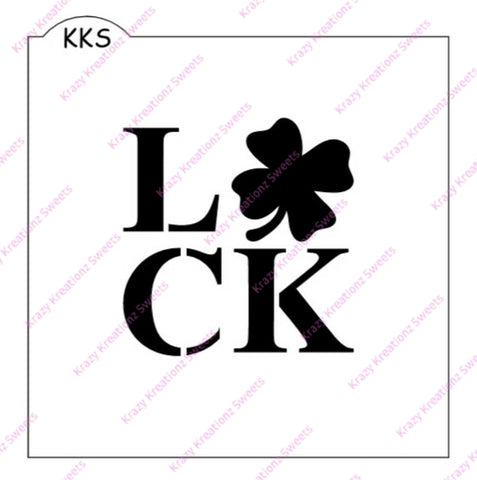 Luck Shamrock Stencil