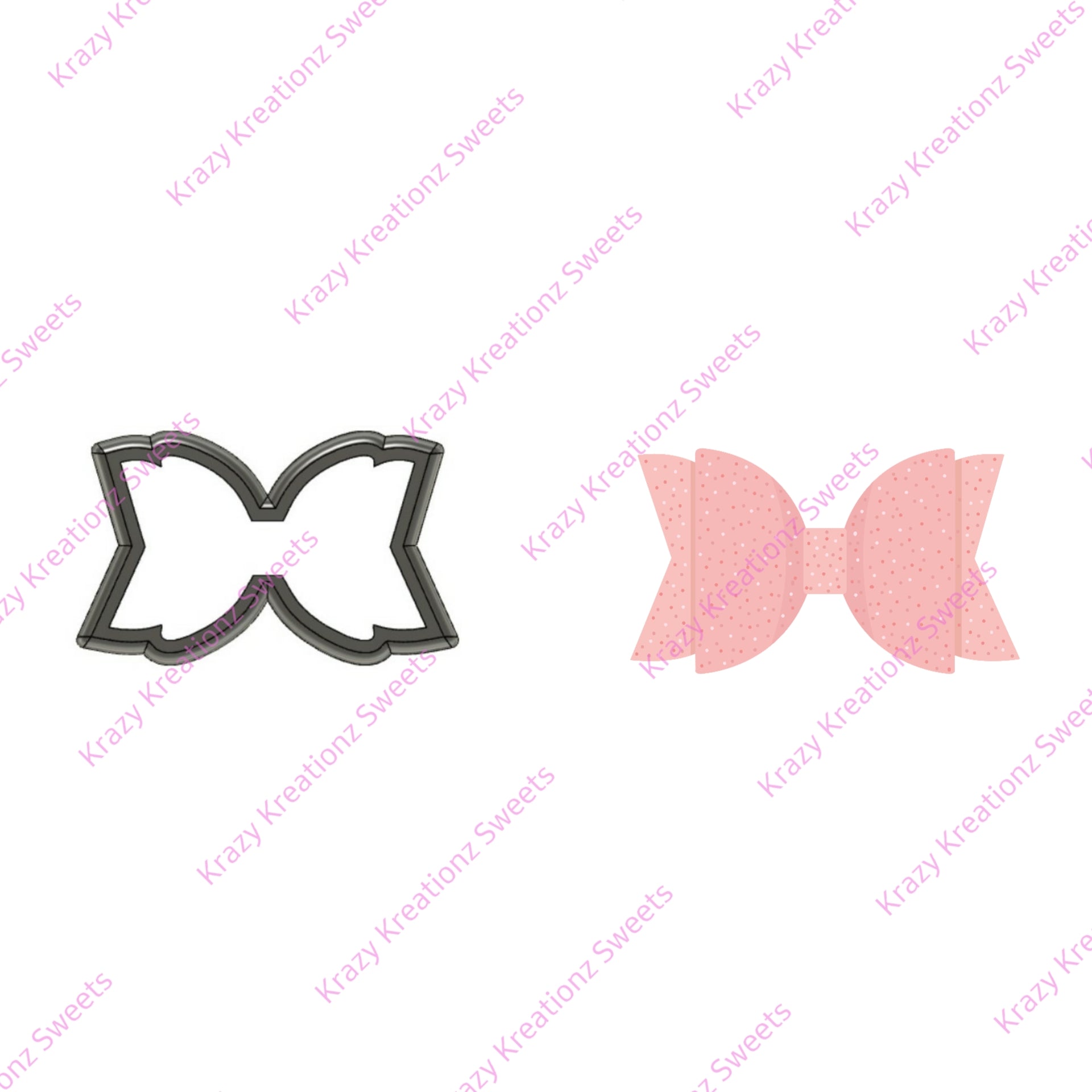 Flat Bow Cookie Cutter