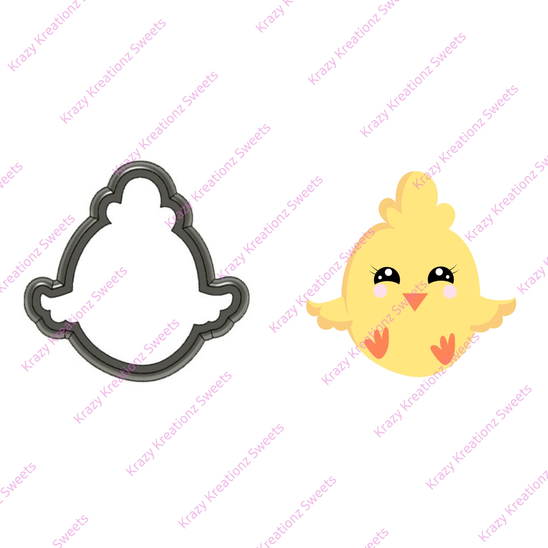 Chubby Chick Cookie Cutter
