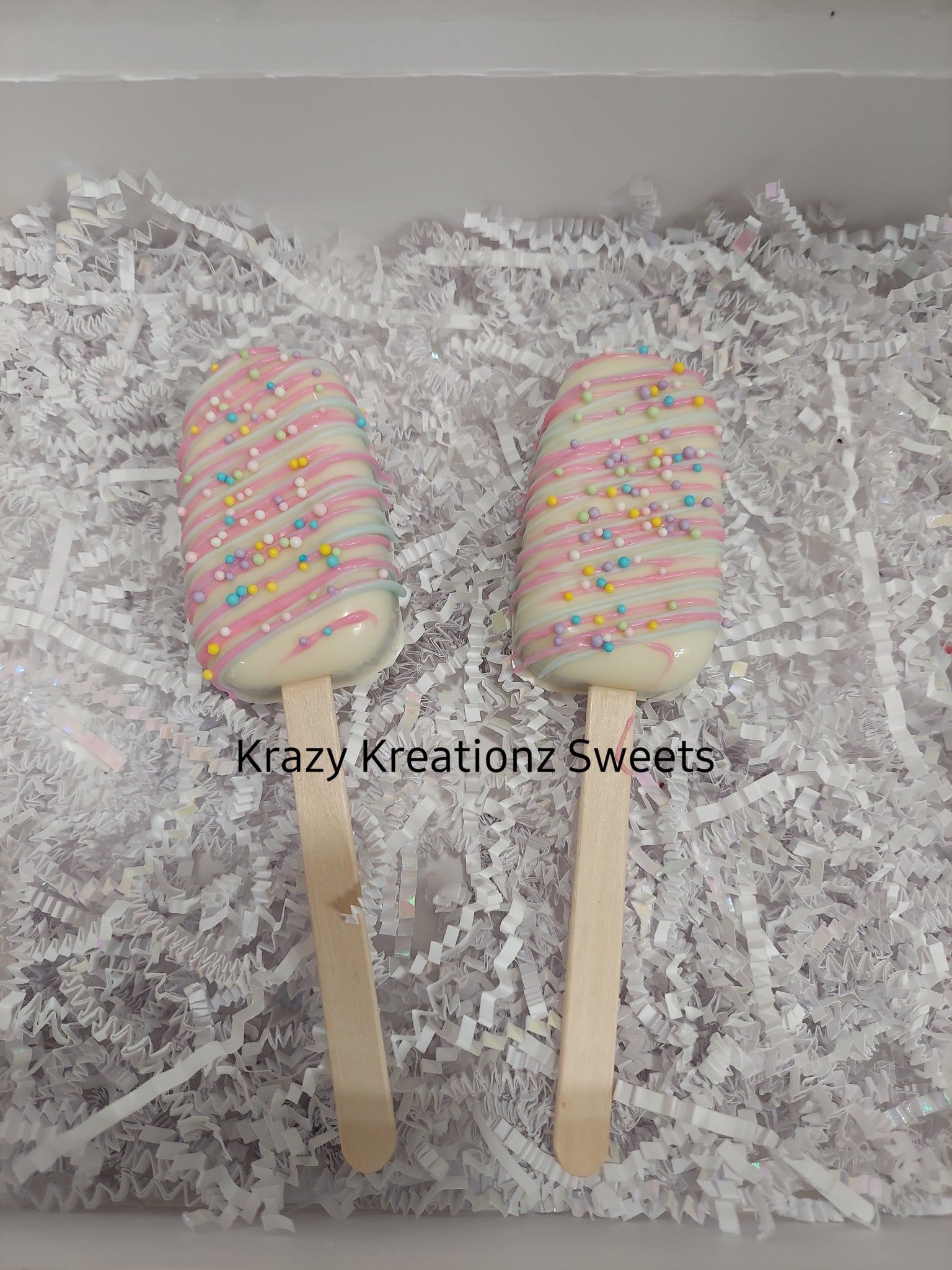 Cotton Candy Cakesicles