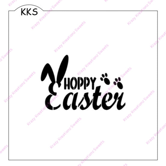 Hoppy Easter Cookie Stencil