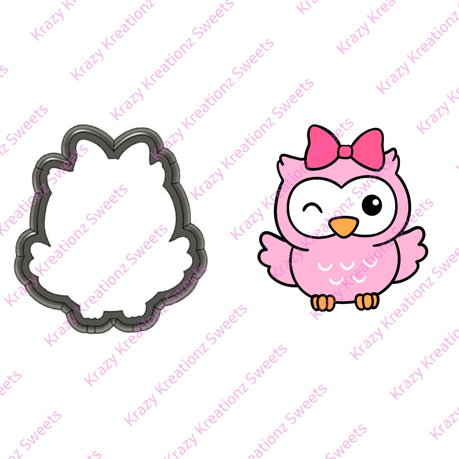 Girl Owl Cookie Cutter