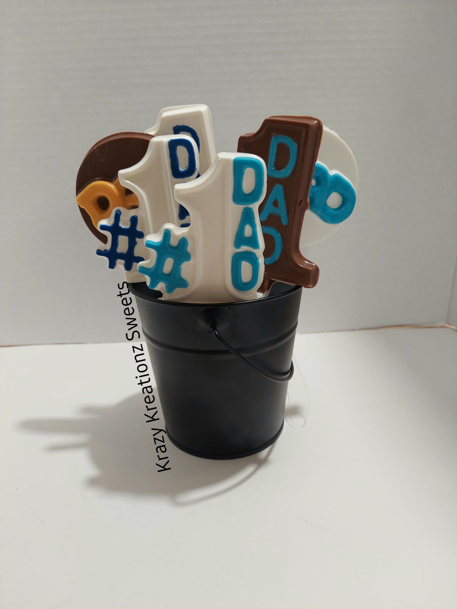 #1 Dad Chocolate lollipop Set