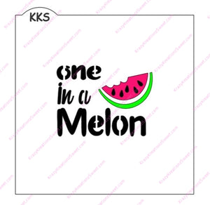 One In A Melon 2 Layer Cookie Stencil