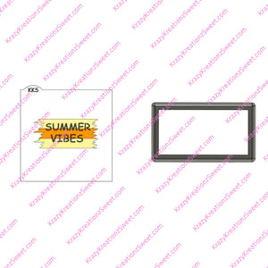 Summer Vibes 3 Layer Stencil & Cookie Cutter Set