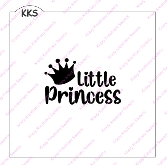Little Princess Cookie Stencil