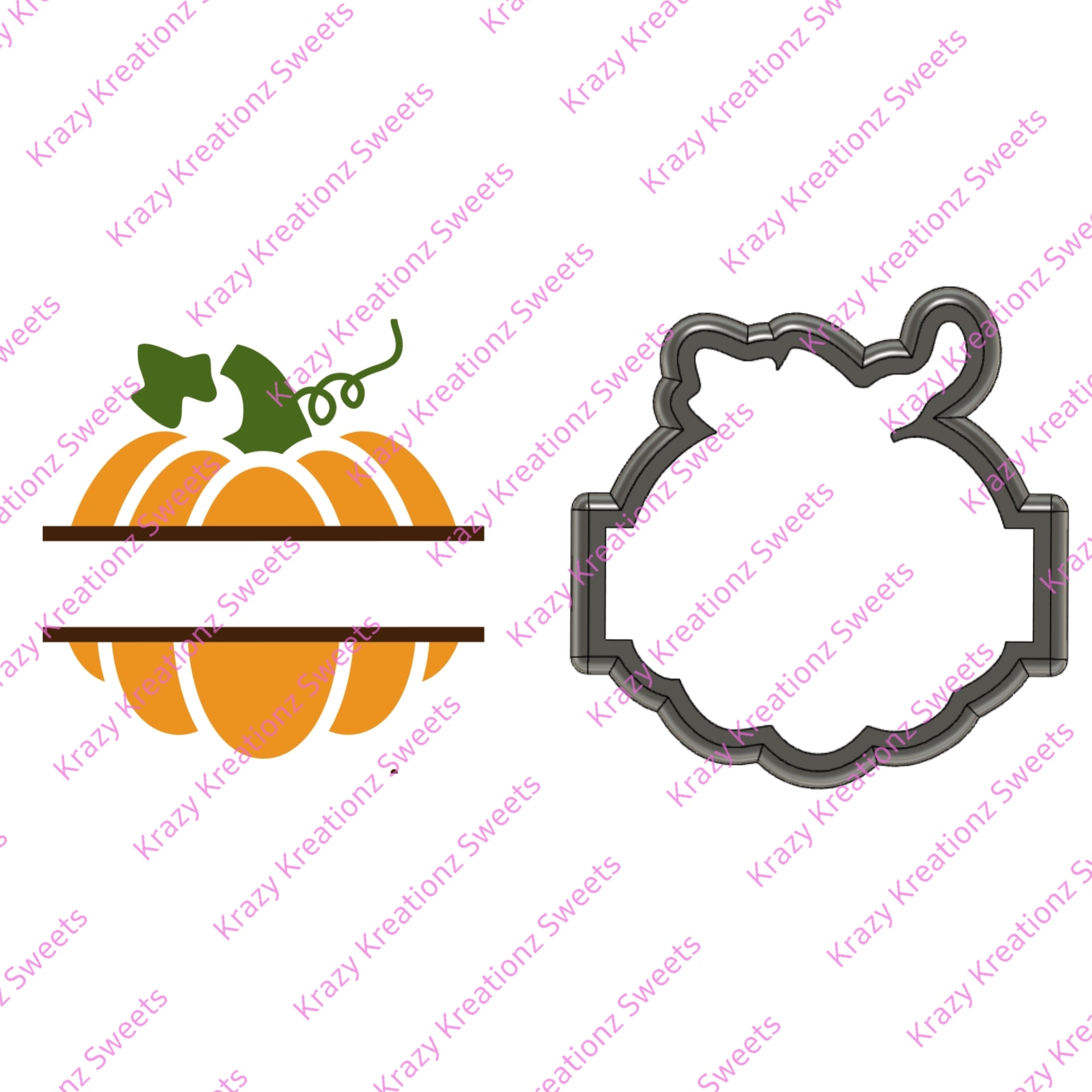 Pumpkin Plaque Cookie Cutter
