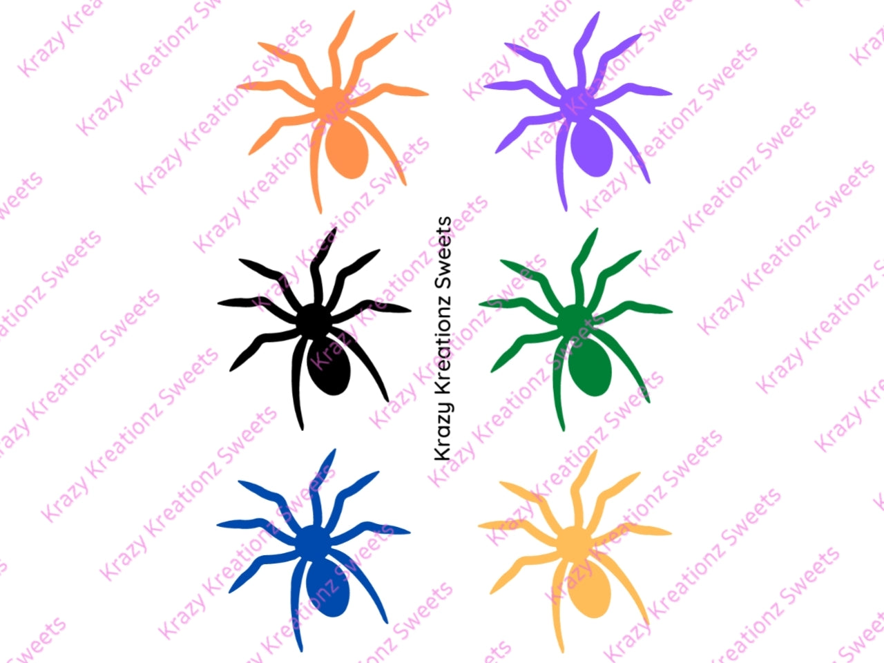 Spider Edible Paint Palette