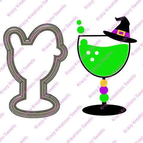 Witch Potion Glass Cookie Cutter
