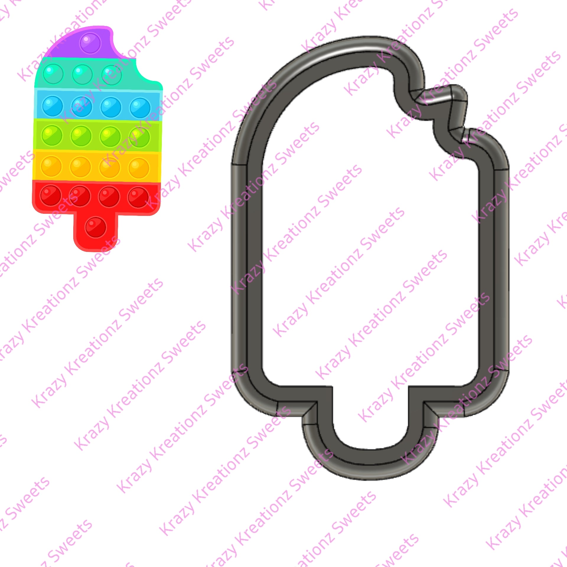 Popsicle  Cookie Cutter