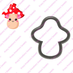 Smiley Mushroom Cookie Cutter