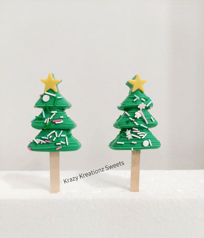 Christmas Tree Cakesicles