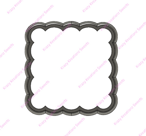 Scalloped Square Cookie Cutter