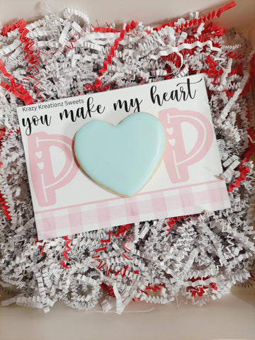 You Make My Heart Pop Cookie Card
