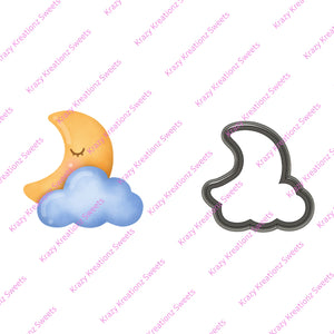 Lullaby Moon Cloud Cookie Cutter