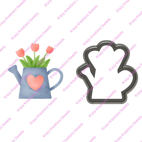 Tulip Watering Can Cookie Cutter