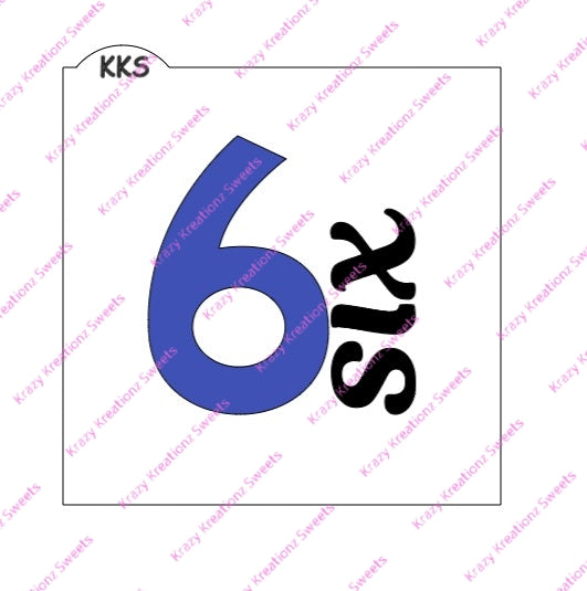 Six - Script Stencil