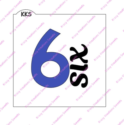 Six - Script Stencil