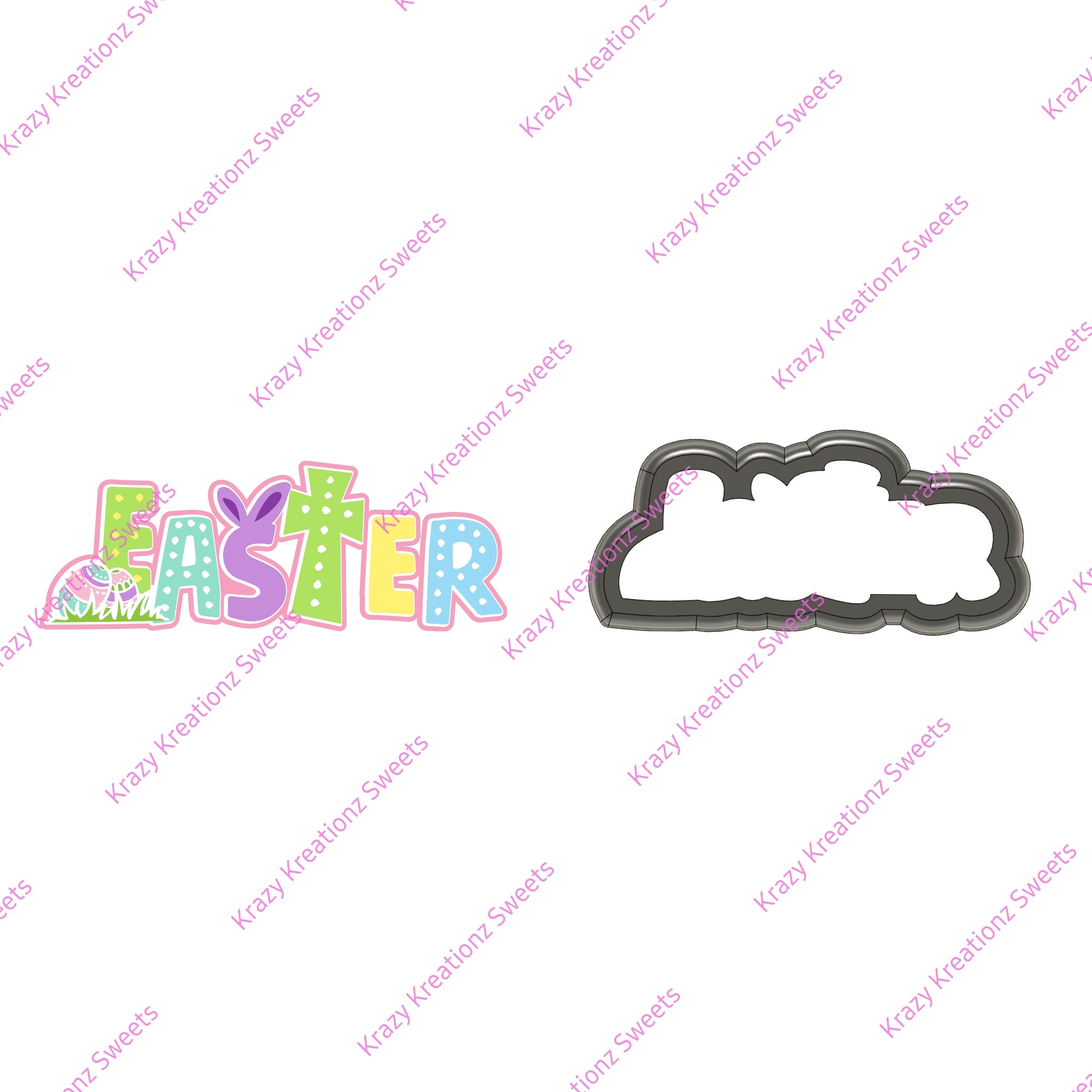 Easter Plaque Cookie Cutter