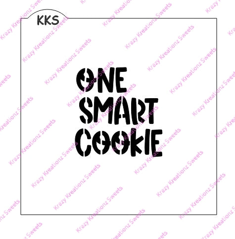 One Smart Cookie Stencil