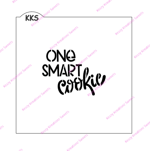 One Smart Cookie Stencil