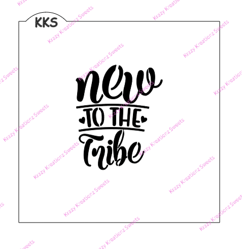 New To The Tribe Cookie Stencil