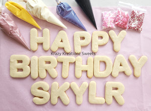 Decorate Your Own Happy Birthday Cookie Kit