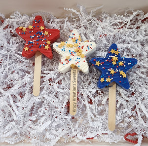 4th of July Star Cakesicles