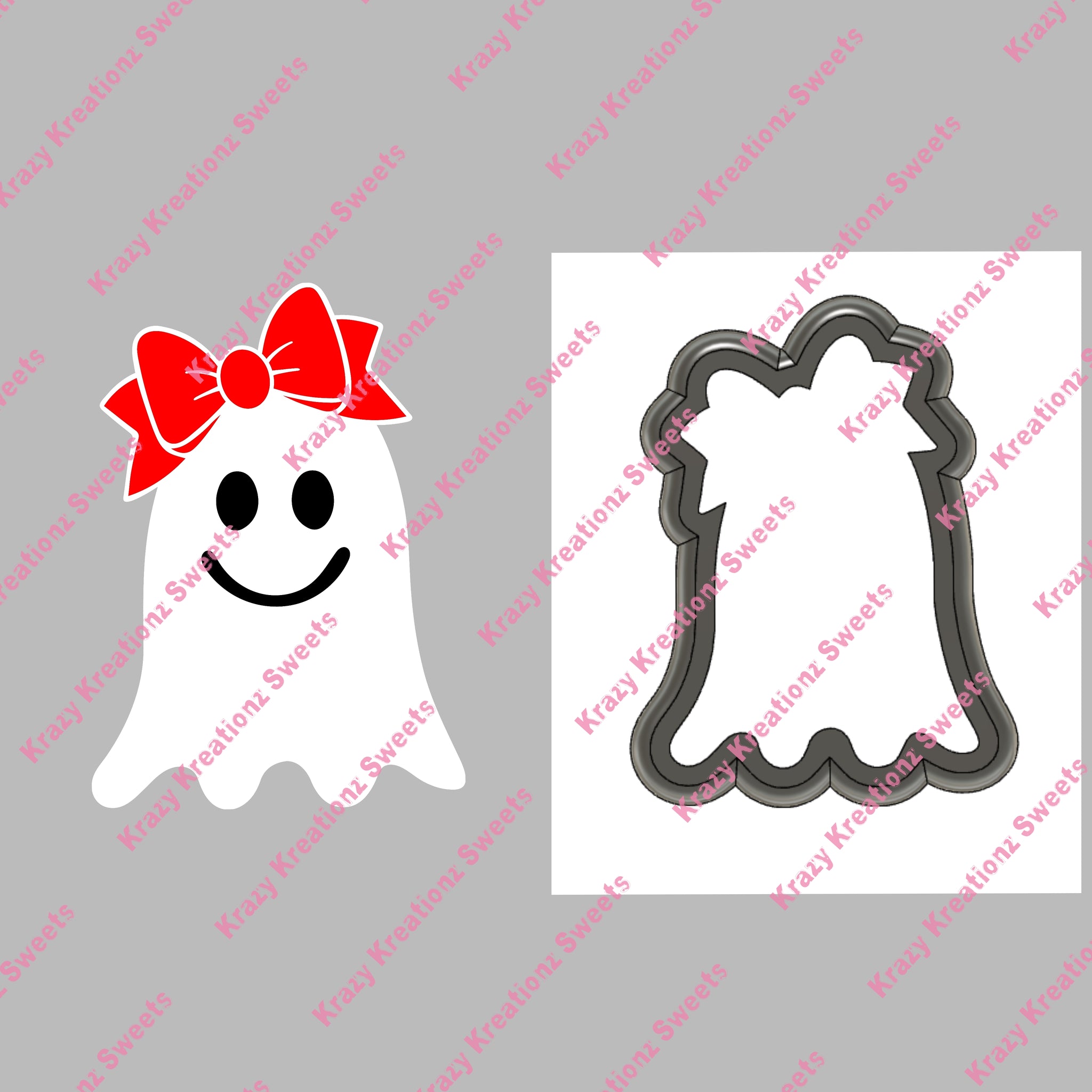 Girl Ghost Cookie Cutter