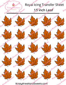 1.5 inch Leaf Transfer Sheet