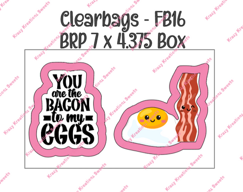 You are The Bacon to my Eggs Stencil & Cutter Set