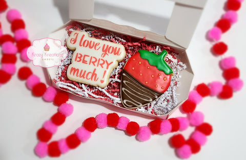 I Love You BERRY much Cookie Set