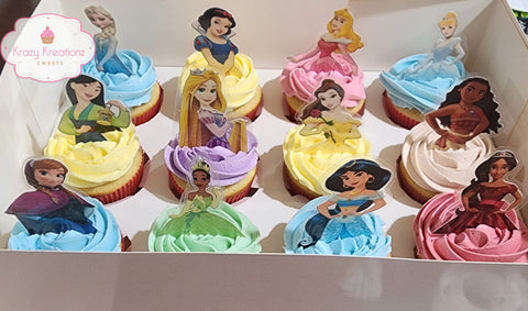 Princess Cupcake Toppers