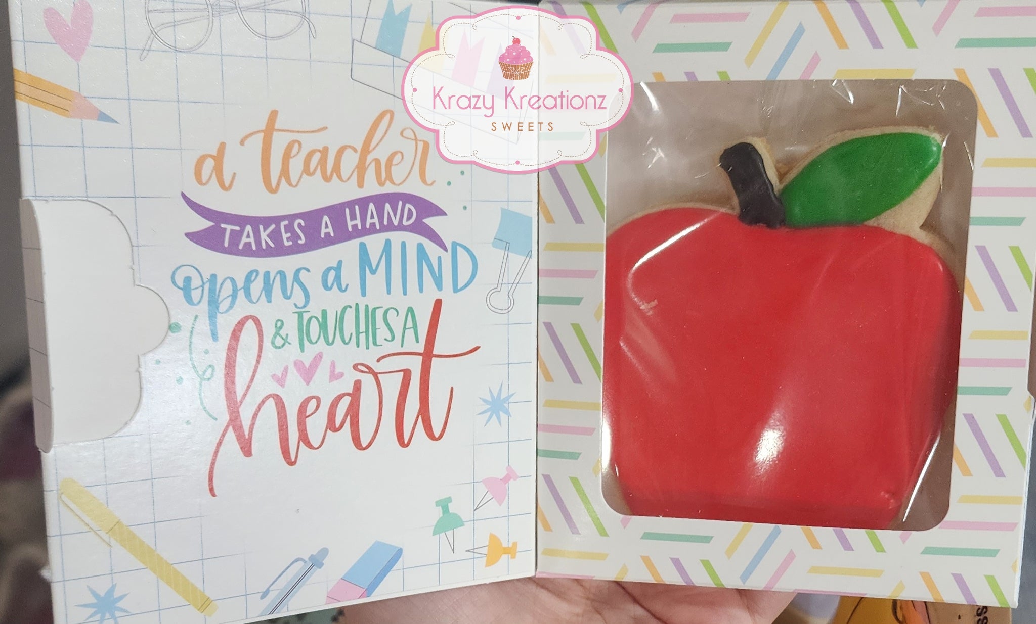 Teacher Cookie Card