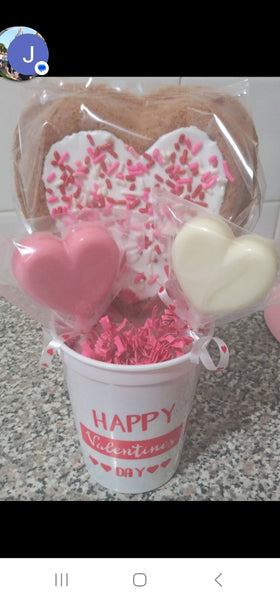 XL Heart Cookie Pop Bouquet