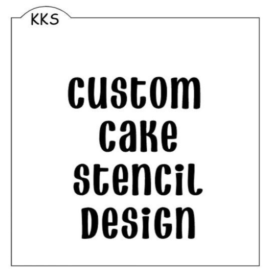 Designer brands cake stencils - Cake Krafts & Extras